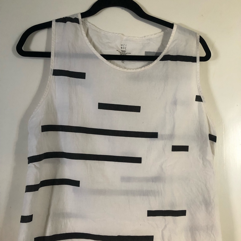 UZI NYC brand sleeveless top.